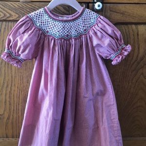 Beautiful Christmas Smocked dress